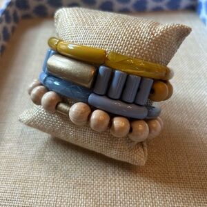 Plunder Design Multicolor Beaded Bracelet Set